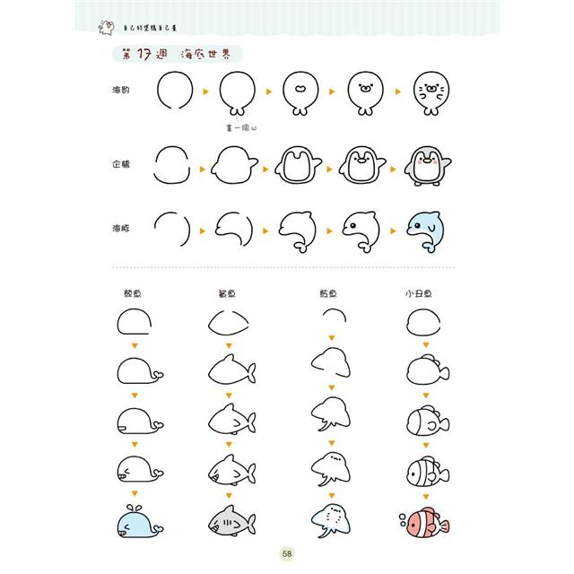 自己的塗鴉自己畫：超萌5000例，就是簡單可愛到爆炸！(附52個塗鴉教學影片)